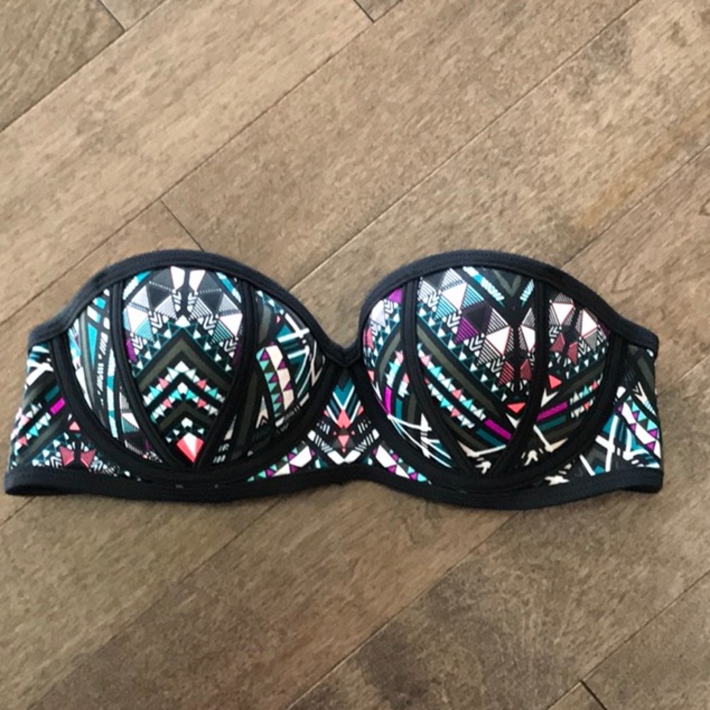 Victoria’s Secret Pink Bandeau Bikini Aztec Small